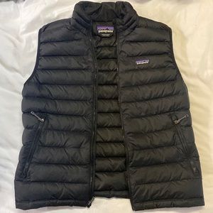 Black Patagonia vest, size medium